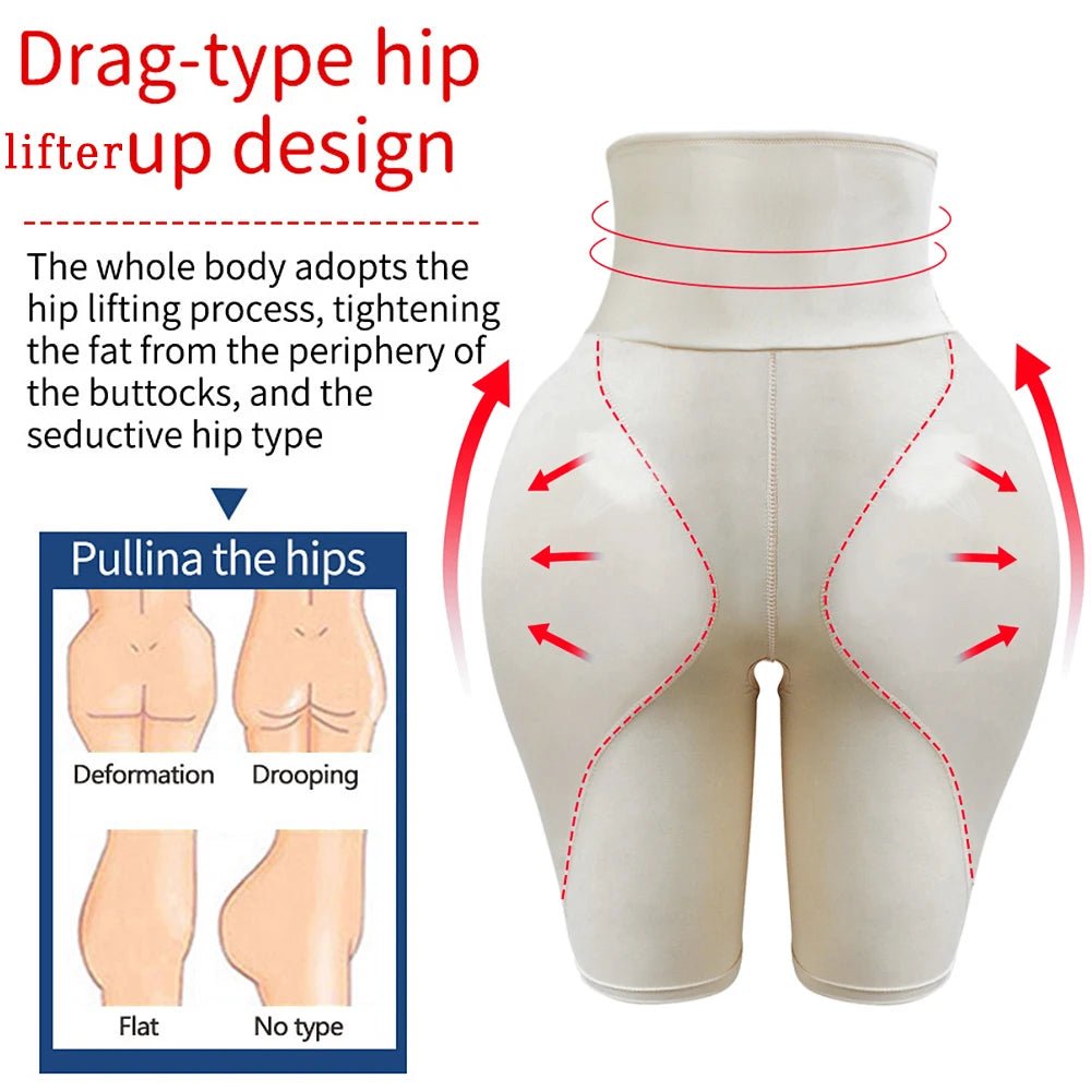 SexyWG Hip Shapewear Panties Butt Lifter Shaper With Pads