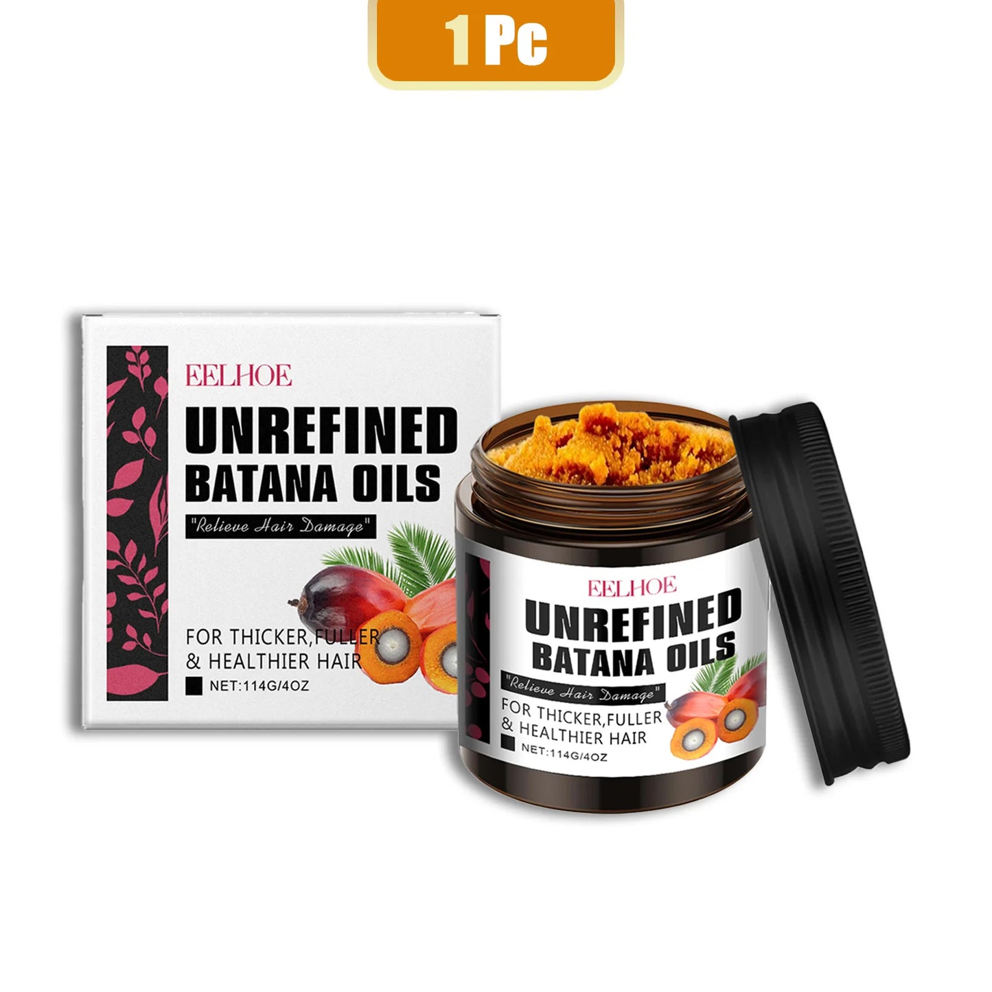 Eelhoe Batana Ginger Hair Growth Oil For Thicker Nourished Hair