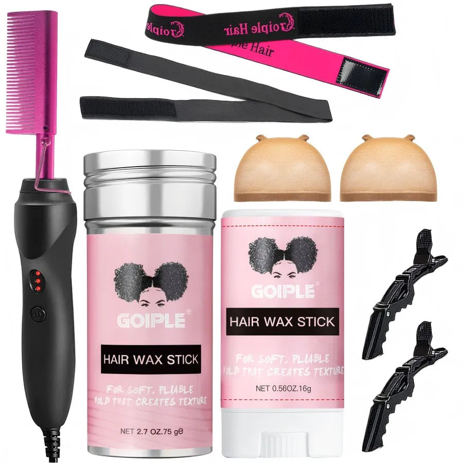 Commodity 2 In 1 Electric Comb Curling Iron Hair Tool